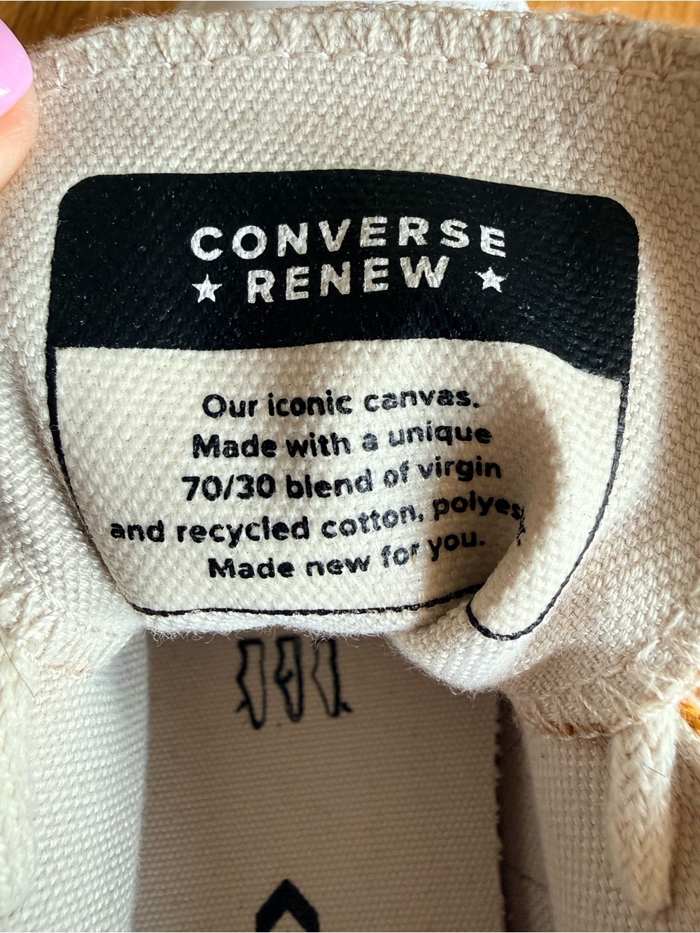 Converse Renew Mustard Yellow Canvas Low-Tops Made From New & Recycled Material - Picture 5 of 7